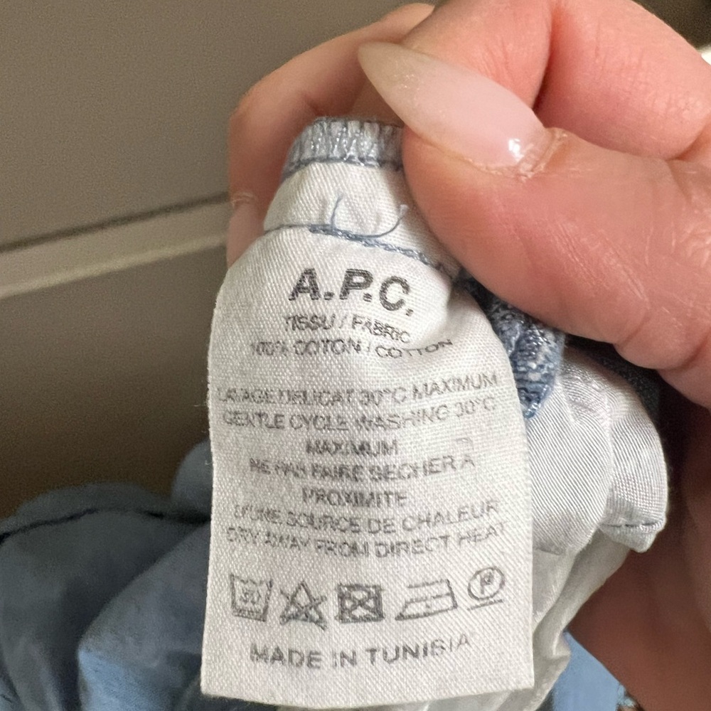 A.P.C. Women's Blue Denim Dress French Size 34 US 2 - Picture 4 of 5